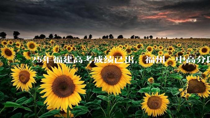 25年福建高考成绩已出，福州一中高分段为啥考不过厦门双十跟厦门一中？