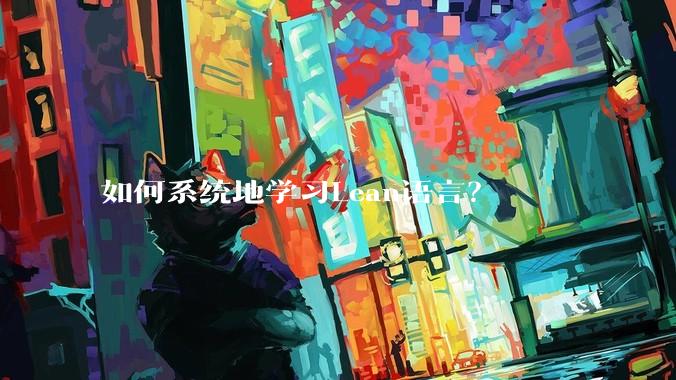 如何系统地学习Lean语言？