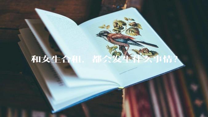 和女生合租，都会发生什么事情？