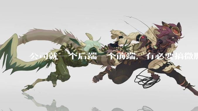 公司就一个后端一个前端，有必要搞微服务吗？