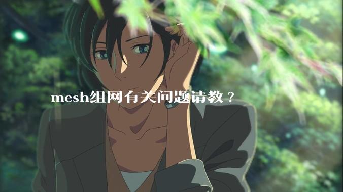 mesh组网有关问题请教?